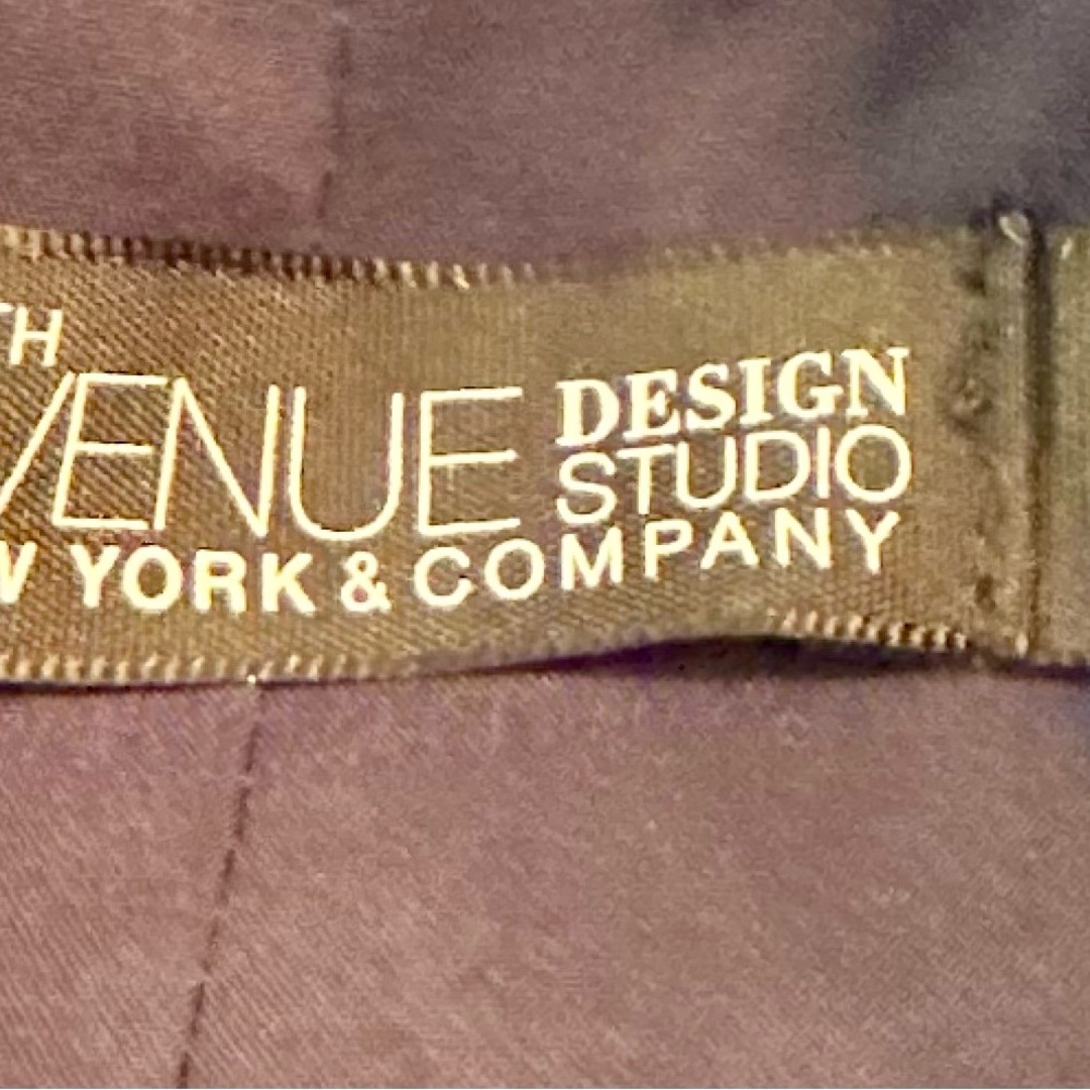 New York & Company Navy Blazer with Gold Details - Picture 2 of 8